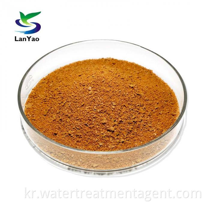 브라운 분말 폴리염화알루미늄 수처리 PAC 화학 공장 22% 1